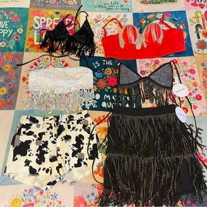 Lot of XS Western/Fringe/Sequin Clothes